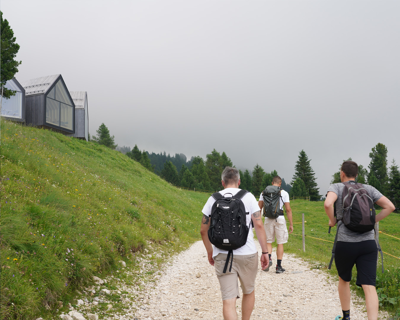 Rifugio Oberholz a Obereggen, esempio di architettura alpina contemporanea visitato durante l'Architrek dello studio xzlab di progettazione integrata